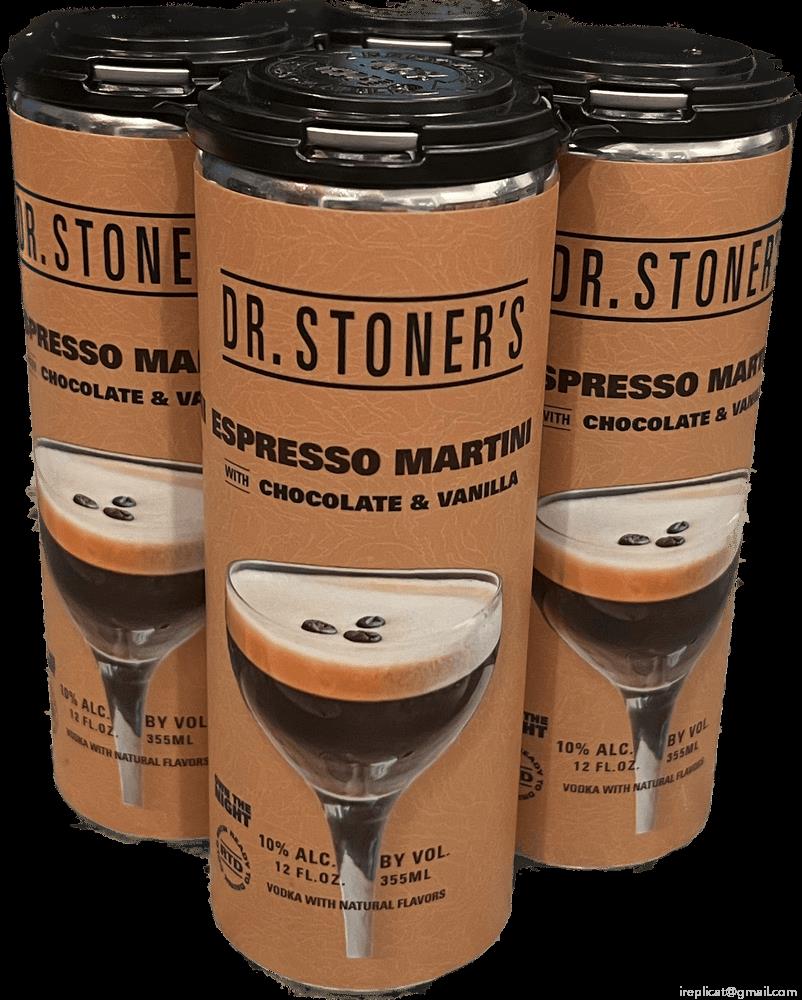 Dr. Stoner's Espresso Martini, 4 X 12 Oz