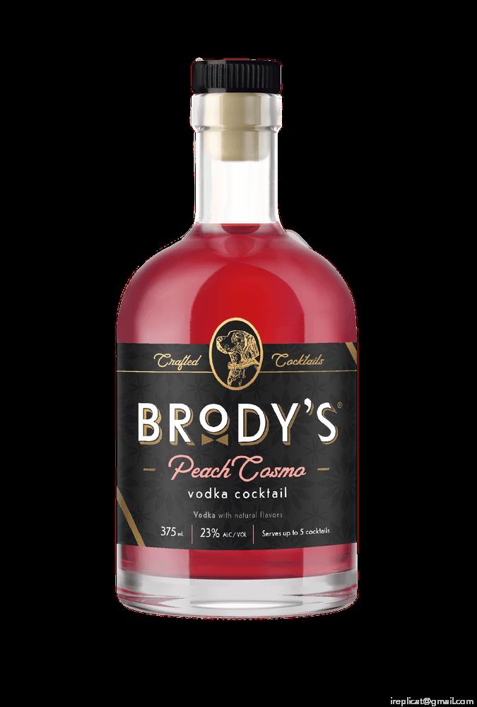 Brody’s Peach Cosmo – Rtd Vodka Cocktail (375Ml)