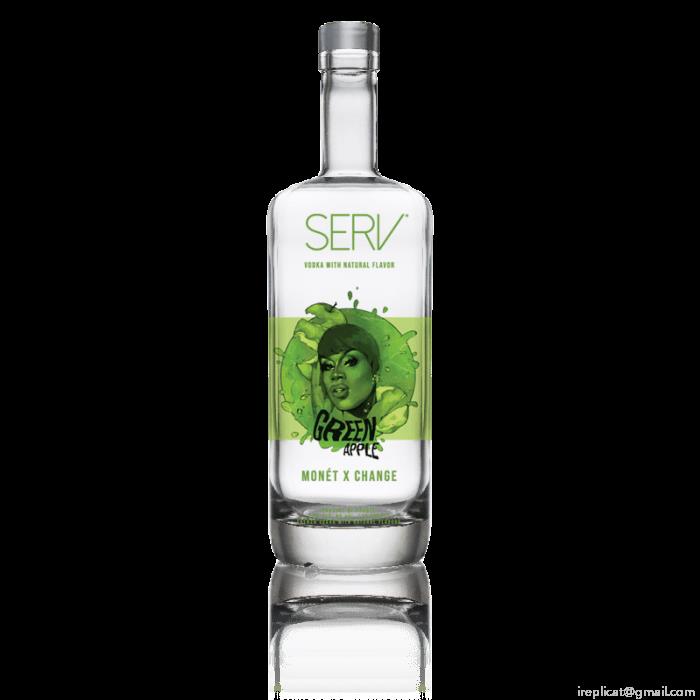 Serv Green Apple Vodka (750Ml)